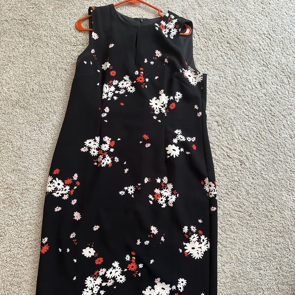 ANN TAYLOR Floral Keyhole Sheath Dress - 14 - Picture 6 of 7